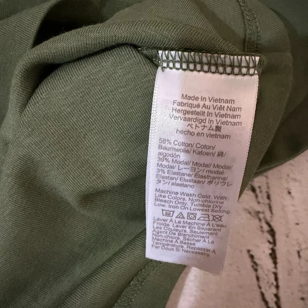 J. Crew Long-sleeve everyday mockneck tee XL